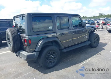 2020 Jeep Wrangler Unlimited Sport 4X4 from USA, damaged, VIN 1C4HJXDN1LW143717
